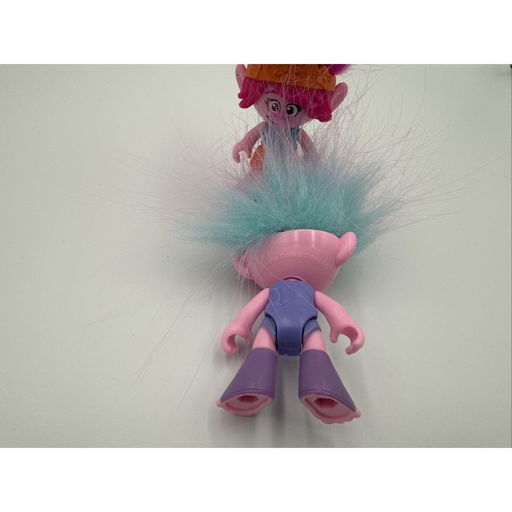 Fisher-Price Imaginext Trolls Movie Figures Lot 2 Poppy Chenille - Picture 5 of 11